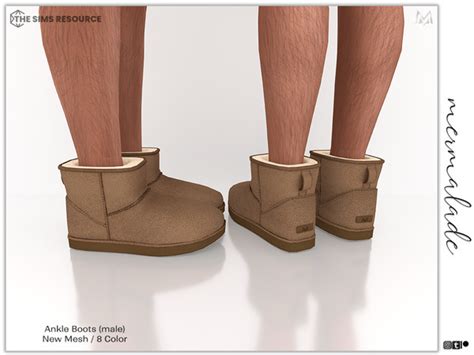 The Sims Resource Ankle Boots S234 Male