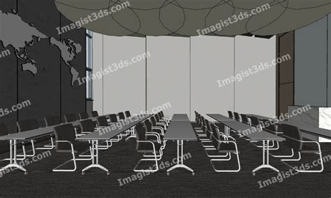 Detailed Office Furniture D Models Of Imagist Ds