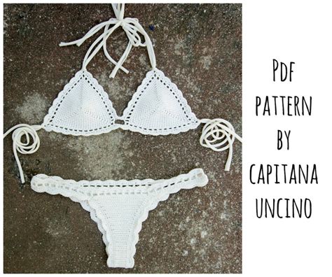 Pdf Crochet Pattern For Medeia Crochet Bikini Top And Brasilian Bottom