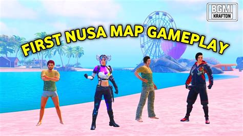 BGMI FIRST NEW NUSA MAP GAMEPLAY YouTube