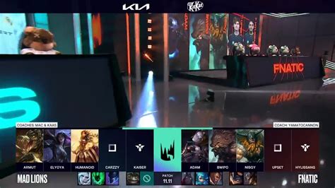 Mad Lions Vs Fnatic En Lec Summer Split 2021 W1d2 1080p Cda