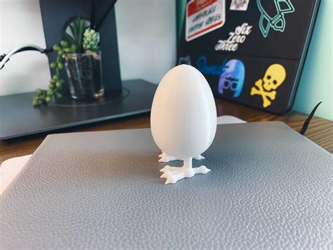 Free 3d File Chicken Egg With Legs・3d Printer Model To Download・cults