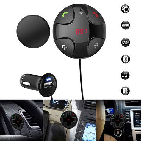 Transmetteur FM Sans Fil Bluetooth Kit De Voiture Mains Libres Lecteur