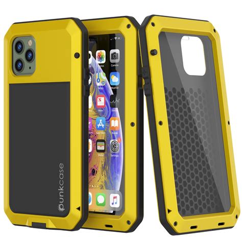 Iphone 11 Pro Max Metal Case Heavy Duty Military Grade Armor Cover [s