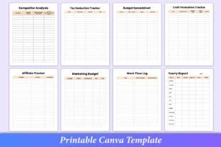 Craft Business Planner Bundle Canva Graphic By A Zdesign