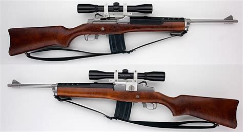 Sturm Ruger Mini 14 Stainless Semiauto 223 Excellent Condition With Scope For Sale At