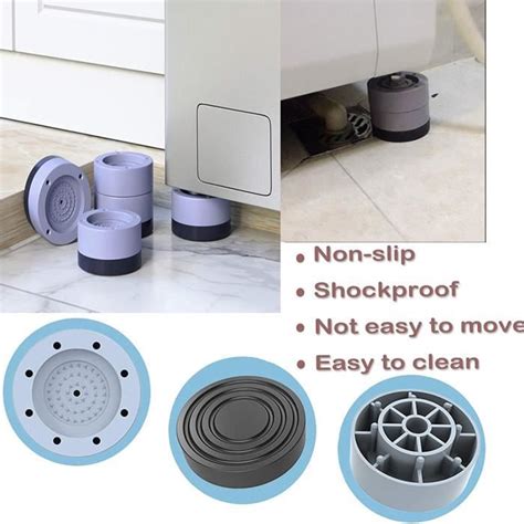 Pcs Tapis Anti Vibration Patin Anti Vibration Machine Laver Anti