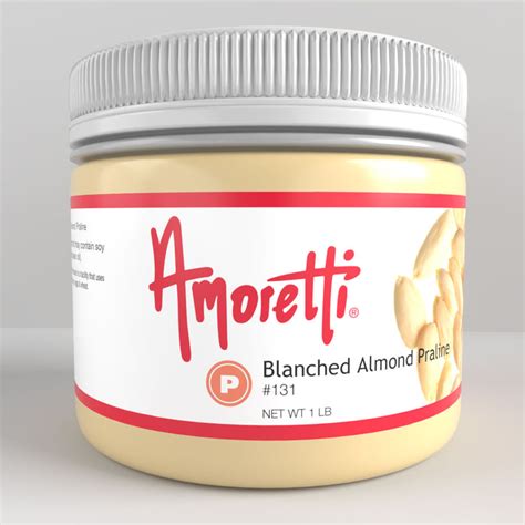 Blanched Almond Praline Roasted Ultra Smooth Blanched Almond Butter — Amoretti