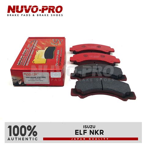 Nuvo Pro Brake Pad Frt Rear Isuzu ELF NKR VAX 4054K SET Lazada PH