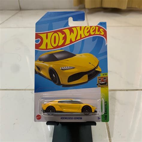 Hot Wheels Koenigsegg Gemera Yellow Shopee Malaysia