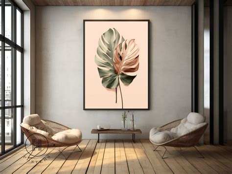 Monstera Miedziana X Cm Bez Ramy Harmony Posters Sklep