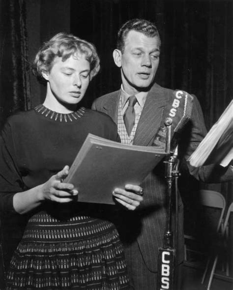 Aurora On Twitter Ingrid Bergman And Joseph Cotten At The Lux Radio