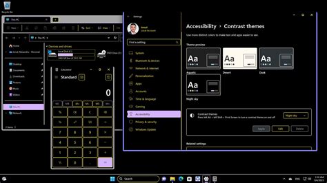 High Contrast Themes in Windows: How They Look, How They Work