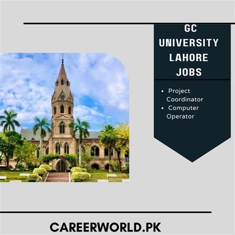 Gc University Lahore Jobs Application Form Download Online 2023