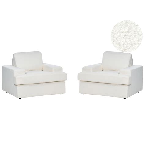 Fauteuil Alla Boucl Blanc Cass Leroy Merlin