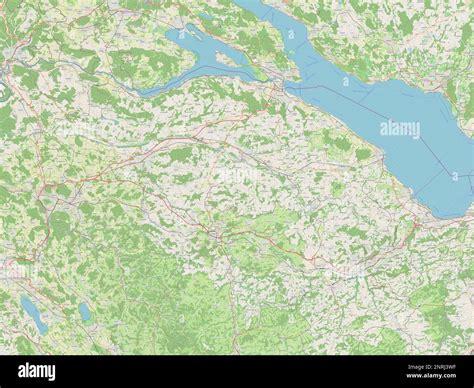 Thurgau Canton Of Switzerland Open Street Map Stock Photo Alamy