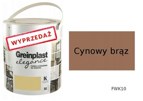 Farba Lateksowa Greinplast Fwk L Cynowy Br Z