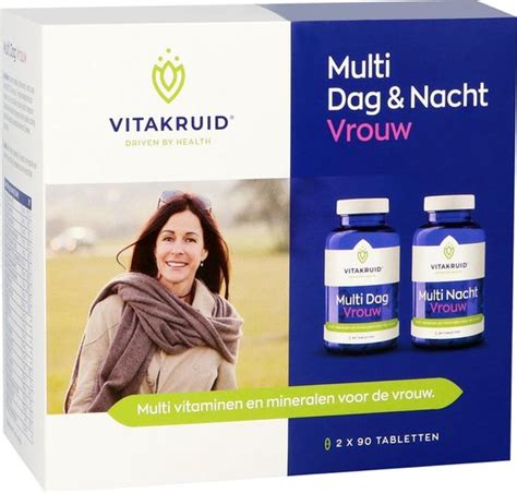 Vitakruid Multi Dag Nacht Vrouw Tabletten Bol