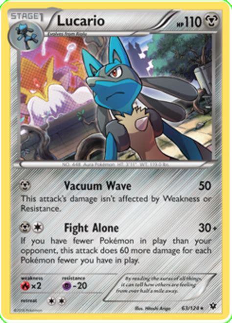 Lucario - Fates Collide #63 Pokemon Card