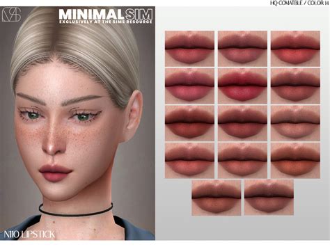 The Sims Resource Minimalsim N Lipstick