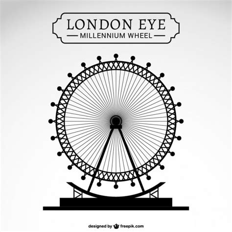 The london eye clipart - Clipground