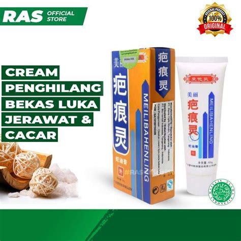 Promo Penghilang Bekas Luka Hitam Koreng Meilibahenling Nutritive Cream