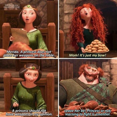 Pin By Emily Vos On Movies In Disney Brave Funny Disney Memes