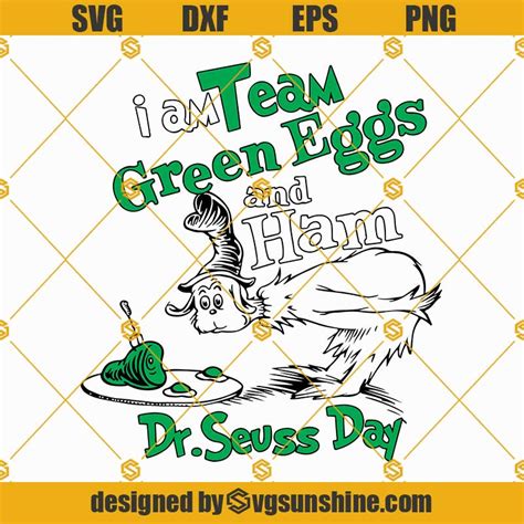 Green Eggs And Ham Shirt Ideas Svg Dr Seuss Day Svg Team Green Eggs