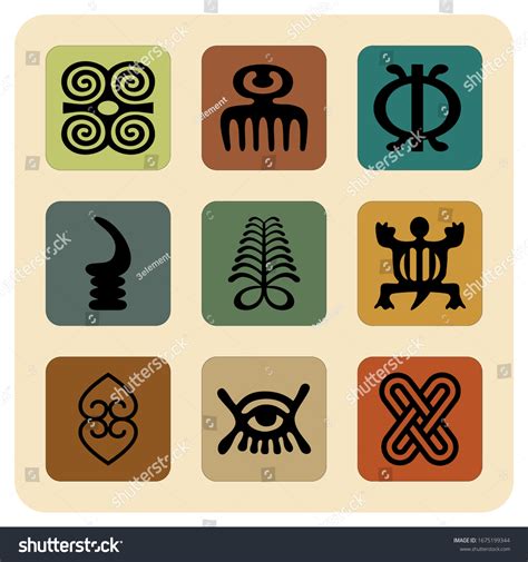 Adinkra Symbols Images Stock Photos Vectors Shutterstock