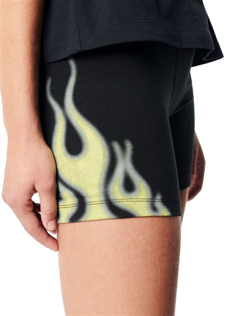 Flames Cycling Shorts Heron Preston® Official Site