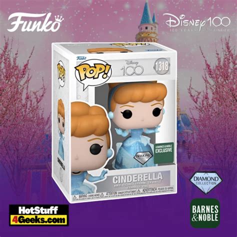 2023 Disney 100 Years Cinderella Diamond Glitter Funko Pop