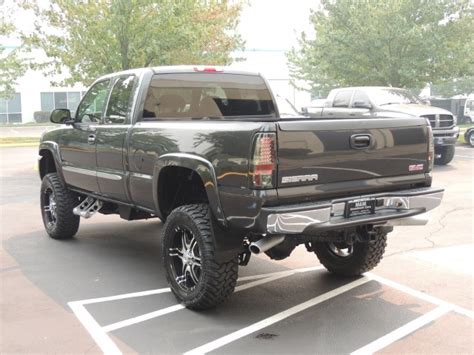 2003 Gmc Sierra 1500 4dr Extended Cab Lifted Leather New 35 Mud Tires