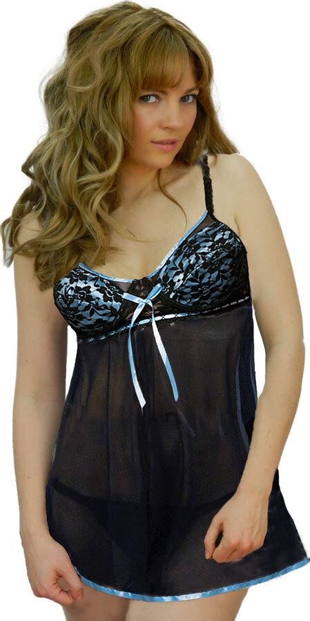 Yummy Bee Babydolls Sexy Lingerie Set Negligee Dress Lace