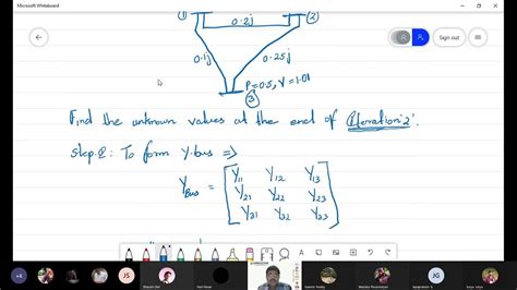 Solved Problems In Gauss Seidel Method 3 Bus System Youtube