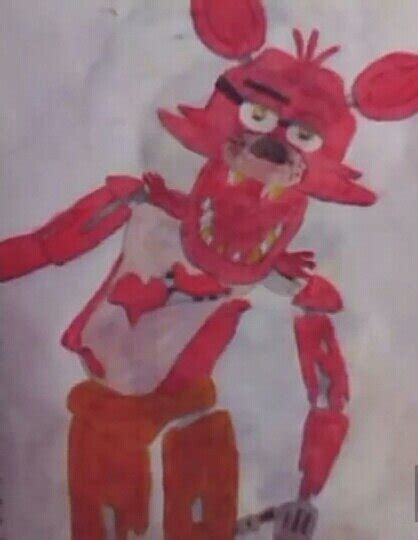 Mi Dibujo De Foxy Fnaf Amino Espa Ol Amino