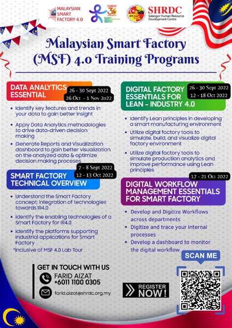 Corporate Training Malaysian Smart Factory Shrdc