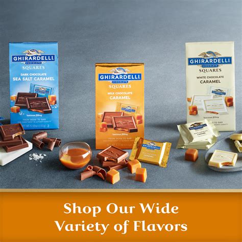 Ghirardelli Milk Chocolate Squares With Caramel Filling 5 32 Oz 1pack