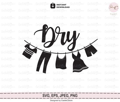 Wash Dry Svg Washer Dryer Svg Wash And Dry Sign Laundry Etsy