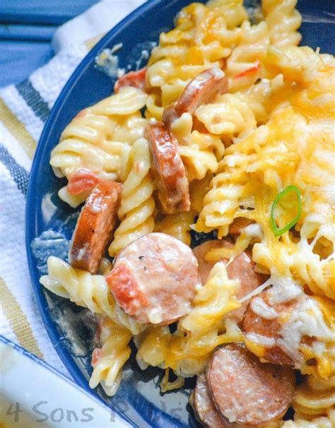 Spicy Sausage And Pasta Casserole 4 Sons R Us