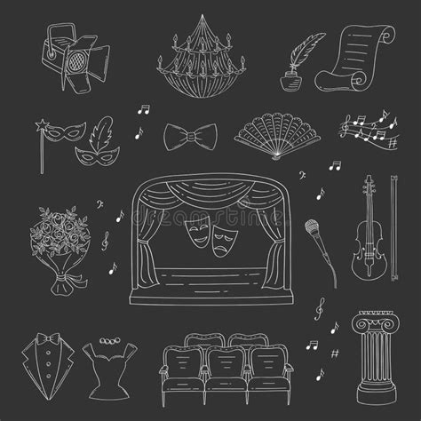 Stage Doodle Stock Illustrations 2956 Stage Doodle Stock