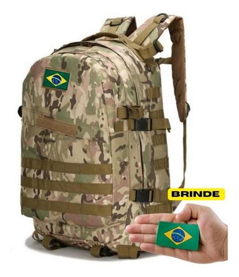 Mochila Masculina Feminina Camping Escolar Militar 40 Litros Premium