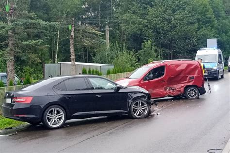 Wypadek w Błażowej Górnej Zderzenie dwóch samochodów