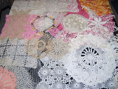 Doilies In All Shapes And Sizes Doily Bunting Bunting Banner Banners