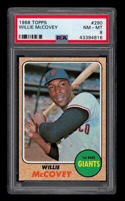 1968 Topps Set Break 290 Willie McCovey PSA 8 NM MT EBay