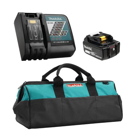 Makita 18v Lxt 40ah Lithium Ion Battery And Rapid Charger Kit Incl Battery Rapid Charg