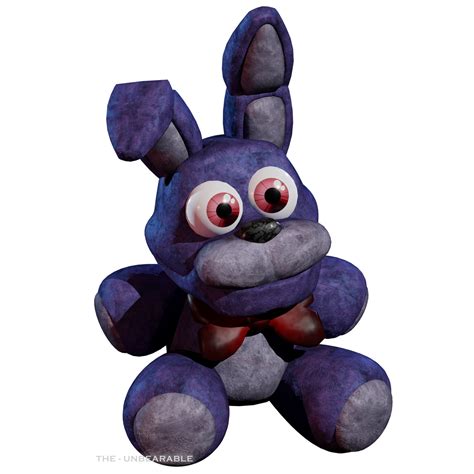 Bonnie Plush Character Render By Theunbearable101 On Deviantart