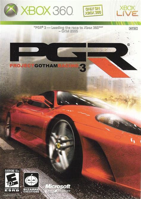 Project Gotham Racing 3 Cover Or Packaging Material MobyGames