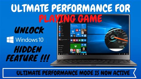 Enable Ultimate Performance Mode In Windows Lotusgeek Youtube