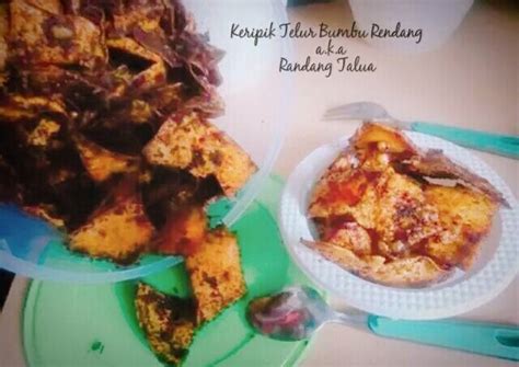 Resep Dan Cara Memasak Keripik Telur Bumbu Rendang A K A Randang Talua