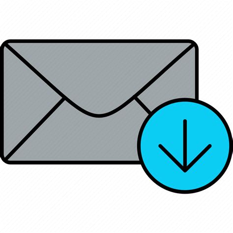 Email Inbox Mail Envelope Letter Message Receiving Mail Icon